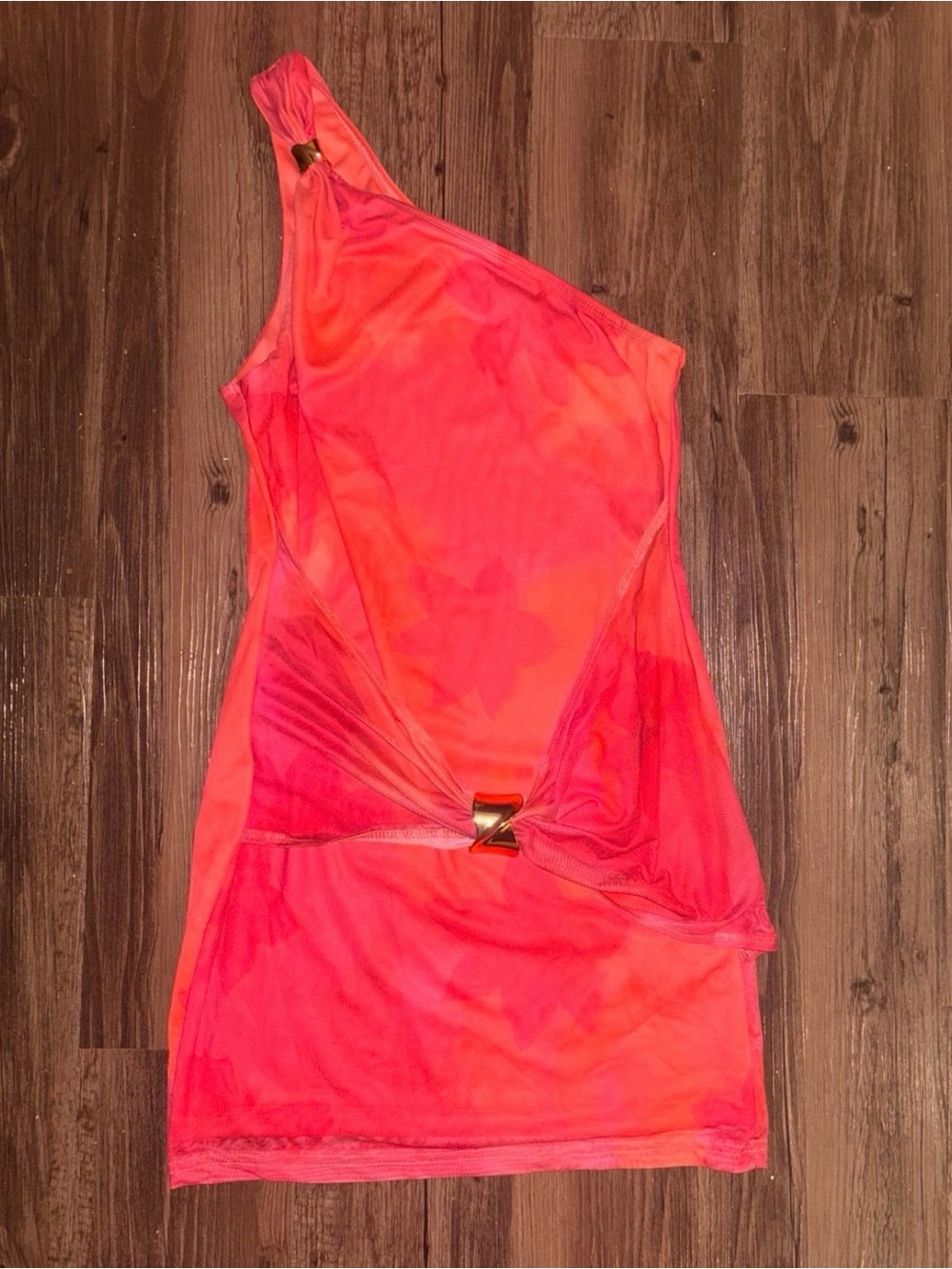 One shoulder mini dress